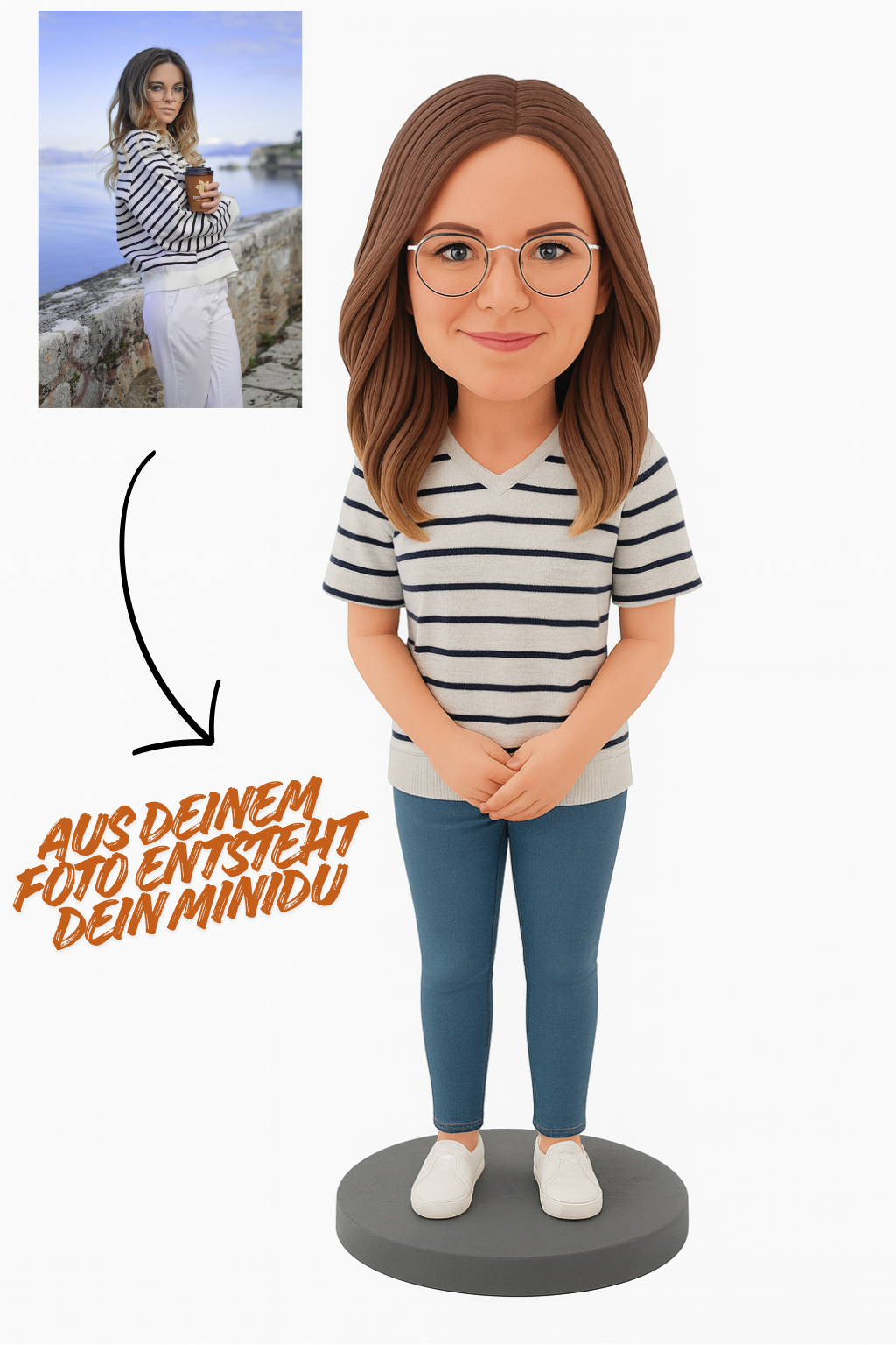 Handgefertigter Wackelkopf – dein persönliches Unikat