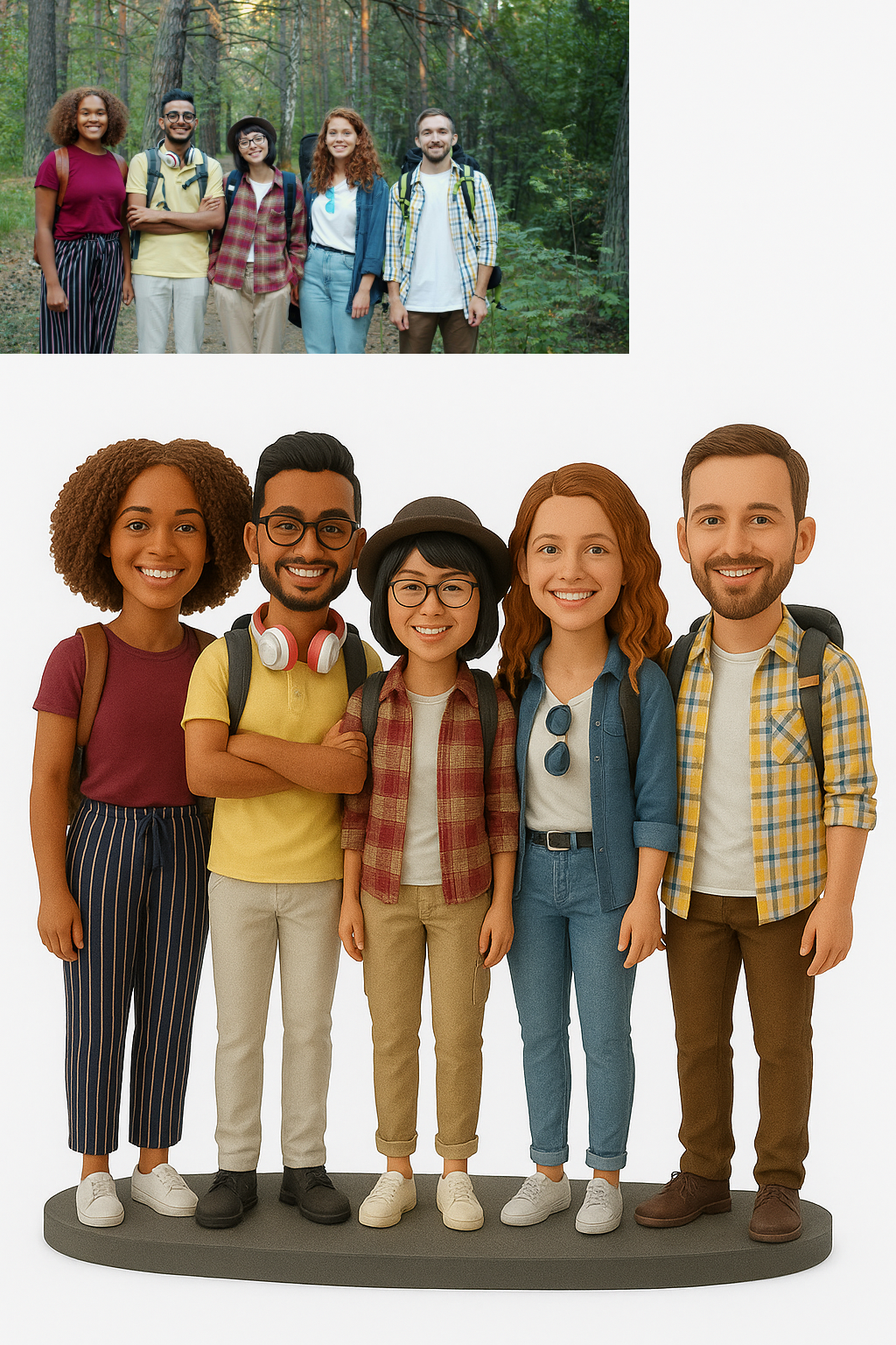 Personalisierte Wackelfigur