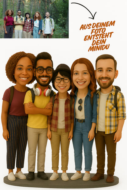 Handgefertigter Wackelkopf – dein persönliches Unikat